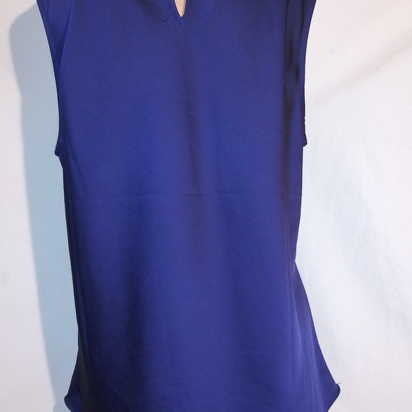 J.CREW 365 SLEEVLESS RUFFLE BLOUSE - Picture 3 of 8